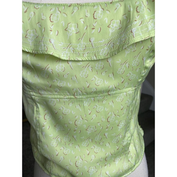 Free People Stay With You lime green crop top, NWT, size small - Picture 4 of 10